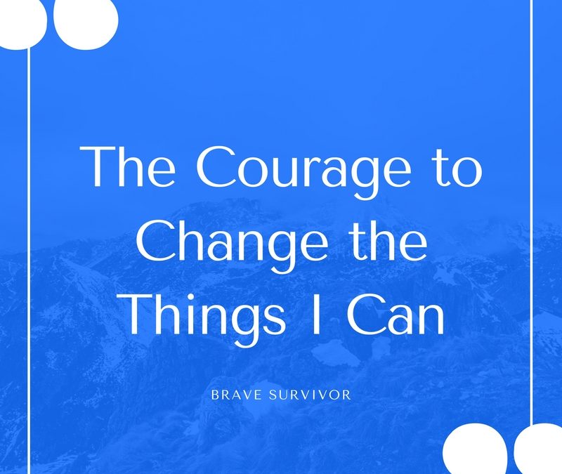 Survivor Blog: The Courage to Change the Things I Can