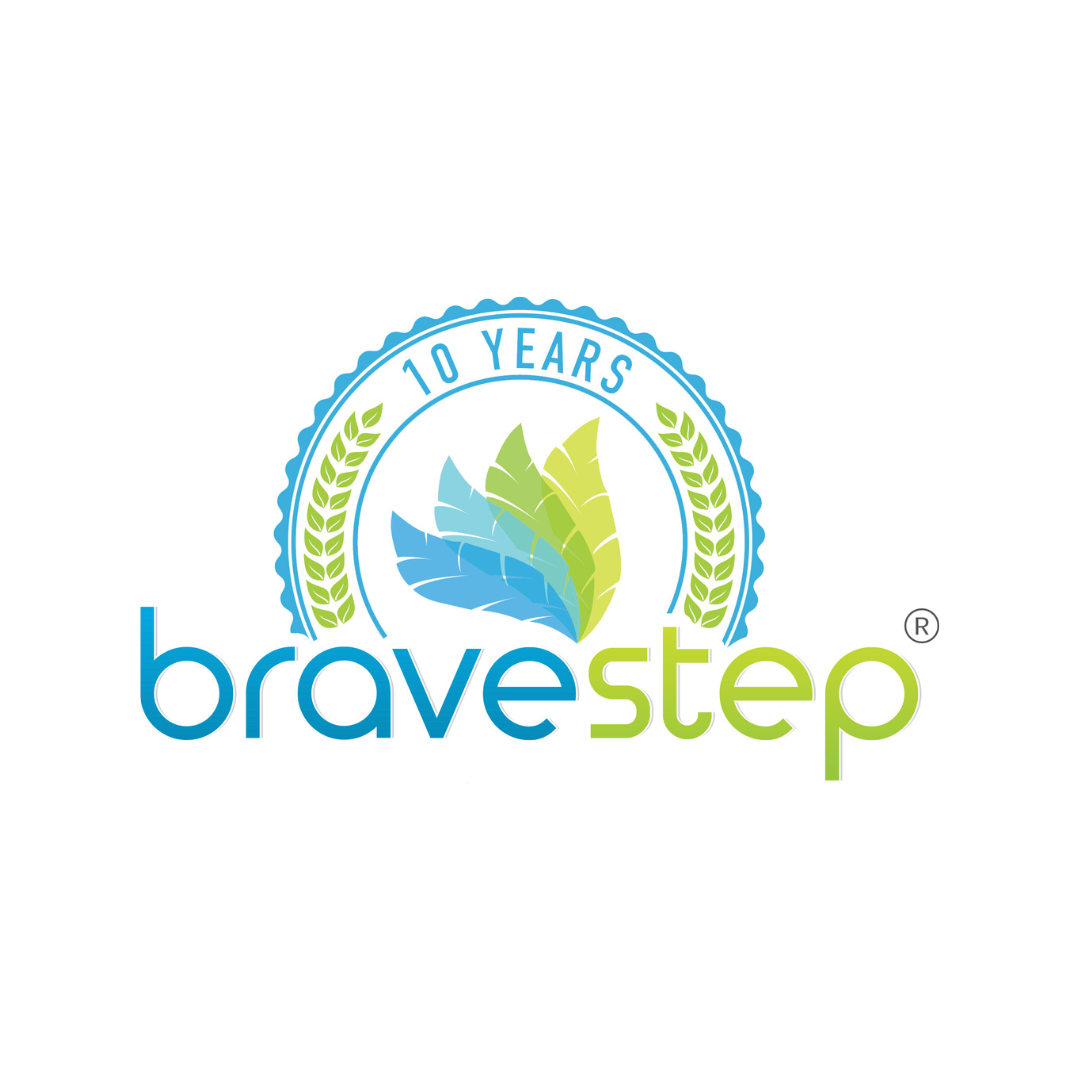 Brave Step 10th Anniversary Logo